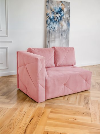 Диван 1010 розовый, левый (BRENDOSS) в Алапаевске - alapaevsk.mebel-e96.ru