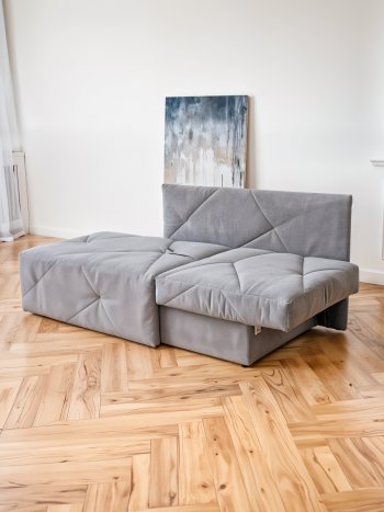 Диван 1010 серый, правый (BRENDOSS) в Алапаевске - alapaevsk.mebel-e96.ru