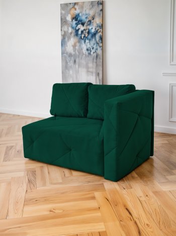 Диван 1010 изумруд, правый (BRENDOSS) в Алапаевске - alapaevsk.mebel-e96.ru
