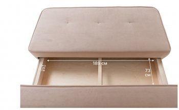 Диван-кровать 1001 бежевый (Brendoss) в Алапаевске - alapaevsk.mebel-e96.ru