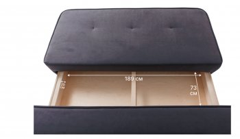 Диван-кровать 1001 графит (Brendoss) в Алапаевске - alapaevsk.mebel-e96.ru