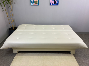 Диван-кровать Поло Стайл экокожа Sunny Milk в Алапаевске - alapaevsk.mebel-e96.ru