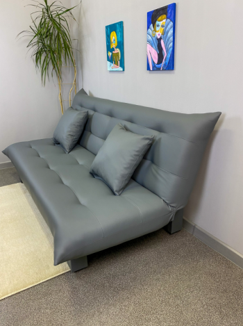 Диван-кровать Поло Стайл экокожа Sunny Grey в Алапаевске - alapaevsk.mebel-e96.ru
