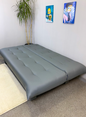 Диван-кровать Поло Стайл экокожа Sunny Grey в Алапаевске - alapaevsk.mebel-e96.ru