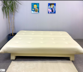Диван-кровать Поло Стайл экокожа Sunny Cream в Алапаевске - alapaevsk.mebel-e96.ru