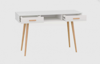 Стол письменный, арт.6-01103, белый (ГК) в Алапаевске - alapaevsk.mebel-e96.ru