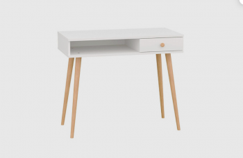 Стол письменный, арт.6-01101, белый (ГК) в Алапаевске - alapaevsk.mebel-e96.ru