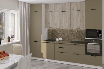Кухонный гарнитур Альба экстра 3000 мм (Герда) в Алапаевске - alapaevsk.mebel-e96.ru