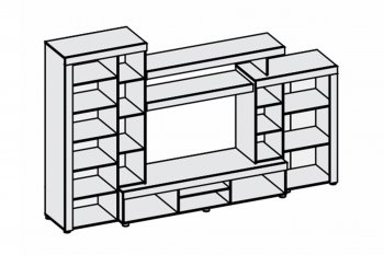 Гостиная Аллегро вар. 1 (Диал) в Алапаевске - alapaevsk.mebel-e96.ru