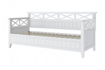 Кровать из массива Амелия белый античный (БМ) в Алапаевске - alapaevsk.mebel-e96.ru