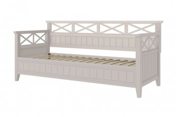 Кровать из массива Амелия льняной (БМ) в Алапаевске - alapaevsk.mebel-e96.ru