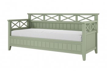 Кровать из массива Амелия зеленый самшит (БМ) в Алапаевске - alapaevsk.mebel-e96.ru