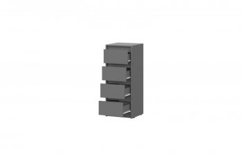Комод Айден КМ06-400 серый графит (ИЦ) в Алапаевске - alapaevsk.mebel-e96.ru