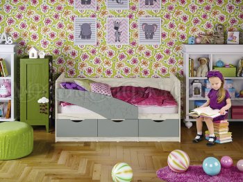 Кровать Бабочки Шарли бриз (Миф) в Алапаевске - alapaevsk.mebel-e96.ru