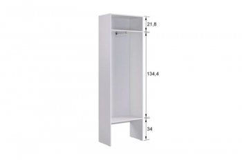 Прихожая Баско К8 (кашемир) (Мебельсон) в Алапаевске - alapaevsk.mebel-e96.ru