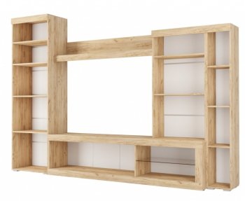Стенка Бастон белый (Эра) в Алапаевске - alapaevsk.mebel-e96.ru