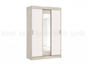 Шкаф-купе Бася 1300 мм крафт/кашемир (Миф) в Алапаевске - alapaevsk.mebel-e96.ru