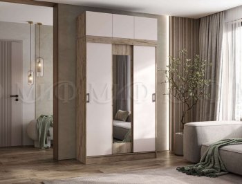 Спальный гарнитур Бася крафт/кашемир (Миф) в Алапаевске - alapaevsk.mebel-e96.ru