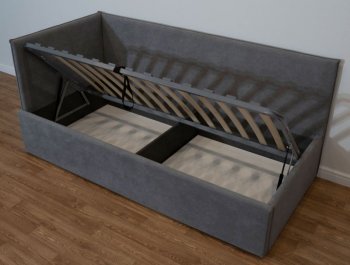 Диван-кровать Бенто с ПМ, велюр Маус (ДСВ) в Алапаевске - alapaevsk.mebel-e96.ru