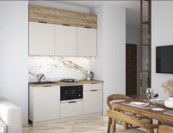 Кухонный гарнитур 1800 мм Бохо (Стиль) в Алапаевске - alapaevsk.mebel-e96.ru