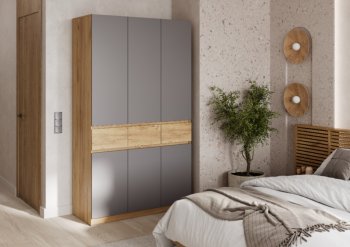 Спальный гарнитур Бостон Лайт серый (Стиль) в Алапаевске - alapaevsk.mebel-e96.ru