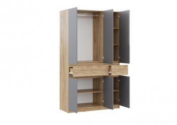Спальный гарнитур Бостон Лайт серый (Стиль) в Алапаевске - alapaevsk.mebel-e96.ru