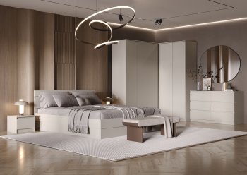 Спальный гарнитур Челси Кашемир. модульный (Миф) в Алапаевске - alapaevsk.mebel-e96.ru