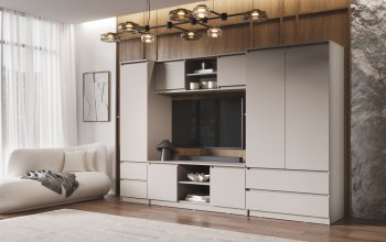 Стенка Челси Кашемир (Миф) в Алапаевске - alapaevsk.mebel-e96.ru