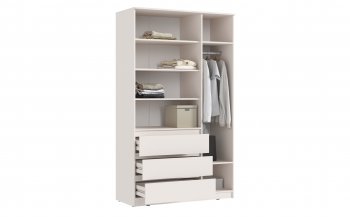 Шкаф 1200 мм Челси с антресолью Кашемир (Миф) в Алапаевске - alapaevsk.mebel-e96.ru