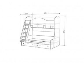 Набор детской мебели Алиса (модульная) в Алапаевске - alapaevsk.mebel-e96.ru