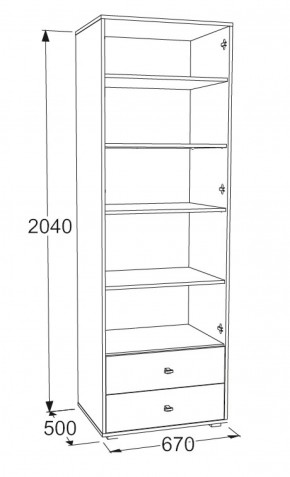 Набор детской мебели Омега-18 (модульная) в Алапаевске - alapaevsk.mebel-e96.ru