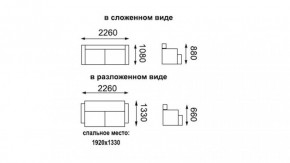 Диван - кровать ЕвроМагнат/(велюр аврора циркон) в Алапаевске - alapaevsk.mebel-e96.ru