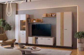 Стенка Доминика модульная  (Мебельсон) в Алапаевске - alapaevsk.mebel-e96.ru