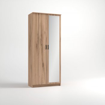 Шкаф 960 мм 2-х ств. «Дуэт Люкс» с зеркалом (Эко) в Алапаевске - alapaevsk.mebel-e96.ru