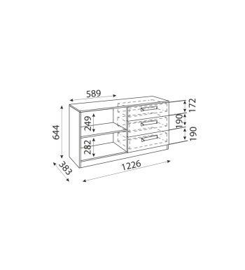 Тумба Дуглас М12 (Риннер) в Алапаевске - alapaevsk.mebel-e96.ru