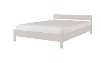 Кровать из массива Эби Льняной (БМ) в Алапаевске - alapaevsk.mebel-e96.ru