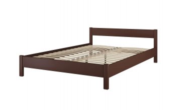 Кровать из массива Эби Орех (БМ) в Алапаевске - alapaevsk.mebel-e96.ru