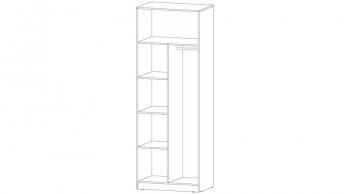 Шкаф 800 мм Элегант Белый (Лин) в Алапаевске - alapaevsk.mebel-e96.ru