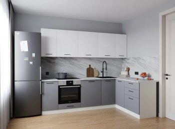 Угловой кухонный гарнитур Элеганция 2600*1600 мм Sanvut в Алапаевске - alapaevsk.mebel-e96.ru