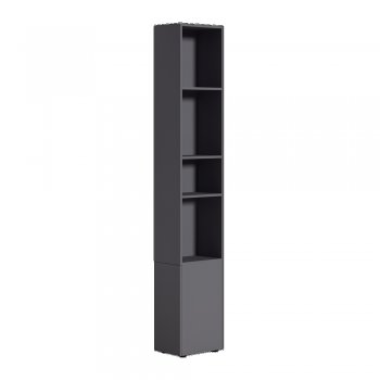 Шкаф торцевой Эйр 16.323 графит (Моби) в Алапаевске - alapaevsk.mebel-e96.ru
