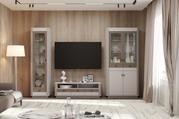 Стенка Фантазия модульная, кашемир (Олмеко) в Алапаевске - alapaevsk.mebel-e96.ru