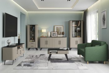 Стенка Фиделия, модульная (Олмеко) в Алапаевске - alapaevsk.mebel-e96.ru
