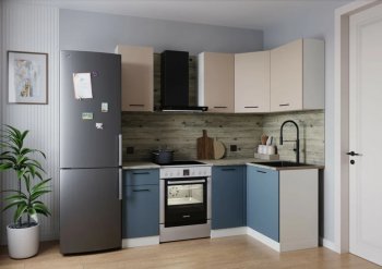 Кухонный гарнитур угловой Фьюжн 2000*1200 мм (Sanvut) в Алапаевске - alapaevsk.mebel-e96.ru