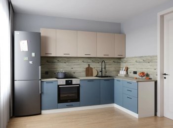 Угловой кухонный гарнитур Фьюжн 2600*1600 мм Sanvut в Алапаевске - alapaevsk.mebel-e96.ru