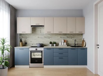 Кухонный гарнитур Фьюжн 3000 мм (Санвут) в Алапаевске - alapaevsk.mebel-e96.ru