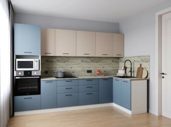 Угловой кухонный гарнитур Фьюжн 3200*1400 мм (Санвут) в Алапаевске - alapaevsk.mebel-e96.ru