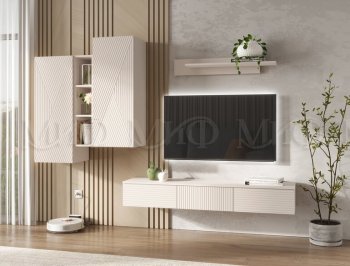Стенка Флэш комп.2 кашемир (Миф) в Алапаевске - alapaevsk.mebel-e96.ru