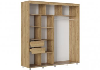 Шкаф-купе 2000 мм Форест крафт золотой(Стиль) в Алапаевске - alapaevsk.mebel-e96.ru