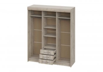 Шкаф-купе 1700 мм Фортуна (Дуб крафт серый) (ИЦ) в Алапаевске - alapaevsk.mebel-e96.ru