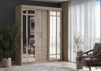 Шкаф-купе 1700 мм Фортуна (Дуб крафт серый) (ИЦ) в Алапаевске - alapaevsk.mebel-e96.ru